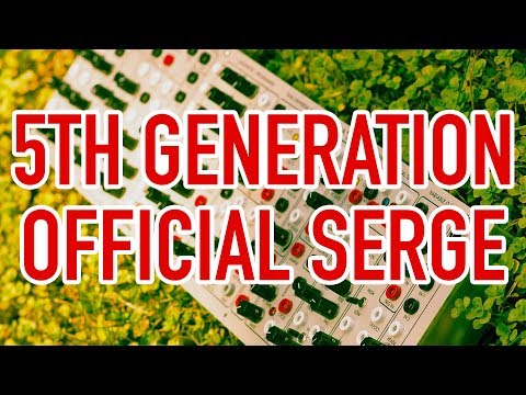 5th Generation Official SERGE with Random Source // Superbooth 2019