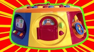 Playing with Carry Along Activity Box by Kiddieland | Learning Toys for toddlers Kiddieland