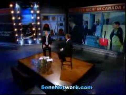 Alfredsson takes a page from Emery vs Penguins - Feb 1/08