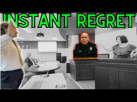 Chief Dowda INSTANTLY regrets attending my trespass appeal hearing!!