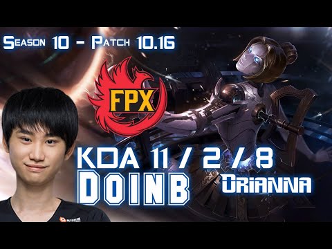 FPX Doinb ORIANNA vs LULU Mid - Patch 10.16 KR Ranked