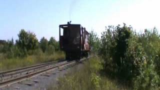 preview picture of video 'Quincy Mine Cog Railroad in Hancock, Michigan (8/23/10)'