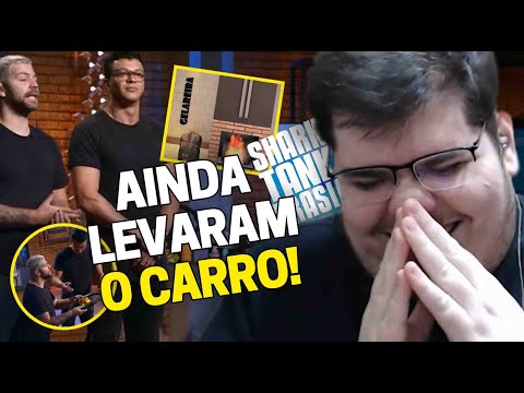 CASIMIRO REAGE:  VICTOR SARRO E JÚLIO COCIELO NO SHARK TANK BRASIL | Cortes do Casimito