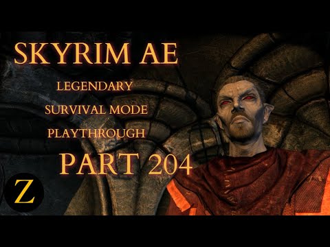 Skyrim Anniversary Edition / Legendary Difficulty Survival Mode Part 204 - Attempting Assassination