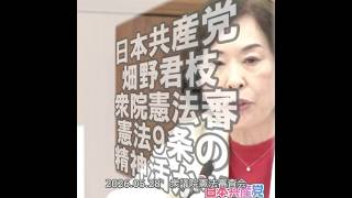 【国会切り抜き】改憲よりも 憲法を政治に活かせ #日本共産党 #畑野君枝 衆院議員 2026.05.28 #衆議院 #憲法審査会