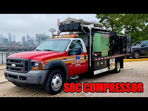 🌟 FLEET FRIDAY 🌟 FDNY SOC COMPRESSOR UNIT - VAC TRUCK HOSE