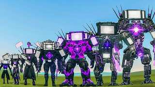 NEW TITAN TV MAN vs SKIBIDI TOILET BOSSES – EVOLUTION & SIZE COMPARISON in GARRY’S MOD!