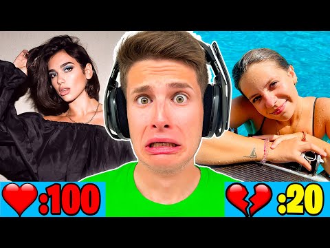 CON CHI TI FIDANZERESTI TRA NINNA E DUA LIPA?!💔 *Ci siamo lasciati* LOVE TEST