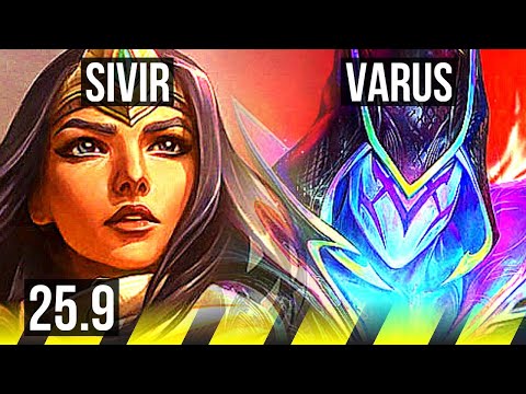 SIVIR & Kennen vs VARUS & Pyke (ADC) | Dominating | EUW Diamond | 25.9