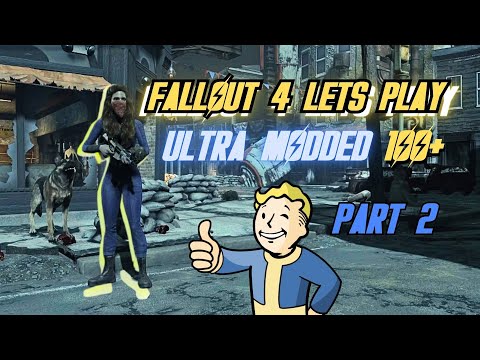 Fallout 4 Ultra-Modded Let's Play Part 2 l 2023 l 100+ Mods!
