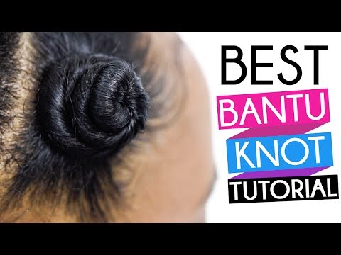 How To | Perfect Bantu Knots on Natural Hair &...