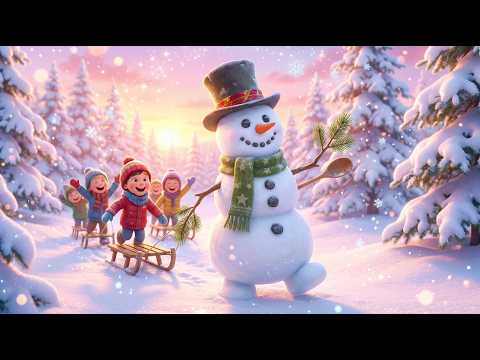 FROSTY – SNJEGOVIĆ S ČAROBNIM ŠEŠIROM ❄️🎩 | Božićna Bajka za Djecu | Priča za Laku Noć 🌙✨