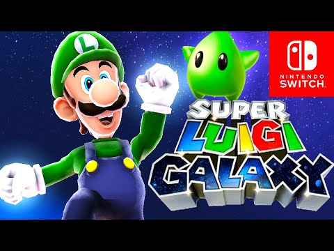 Super Luigi Galaxy Switch - Full Walkthrough (Super Mario 3D All-Stars)