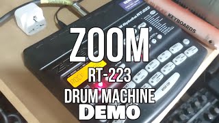 Video thumbnail for ZOOM RT-223 RhythmTrak Drum Machine "DEMO" by Sam Niverba