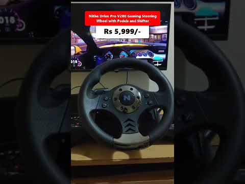 Nitho Drive Pro V200 Gaming Steering Wheel with Pedals and Shifter