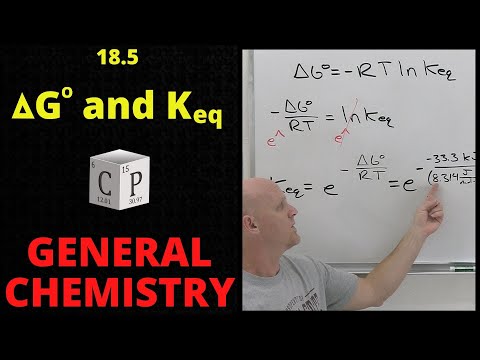 18.5 Gibbs Free Energy and the Equilibrium Constant | General Chemistry