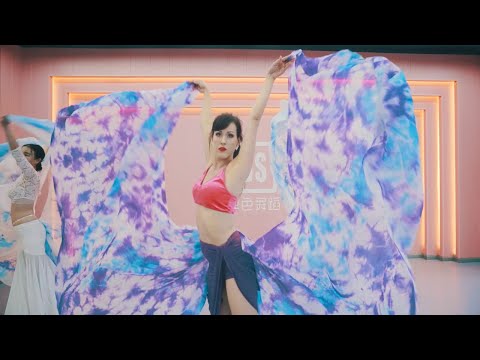 Jasirah - double veil dance with students 2019