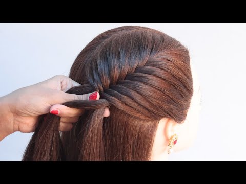 2 new ponytail hairstyle for long hair girls |...