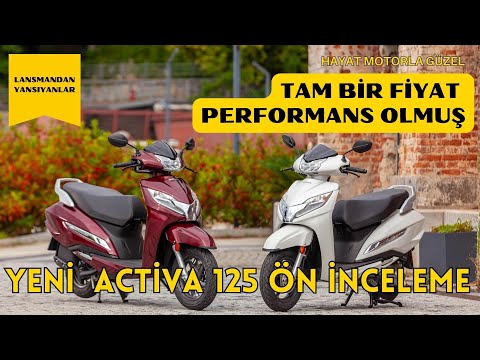 Honda Activa 125 Ön İnceleme | En Uygun Fiyatlı Paketçi Motoru
