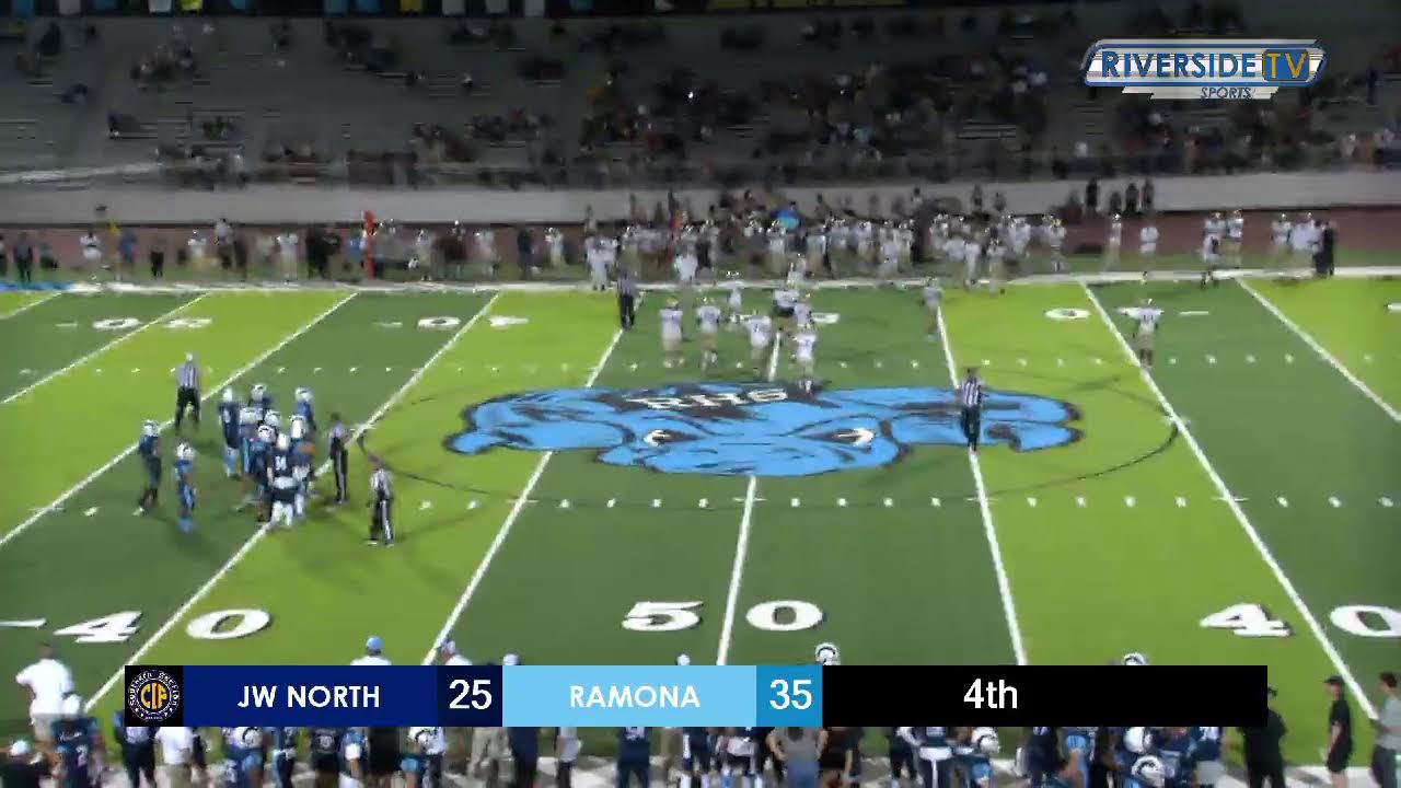 LIVE High School Football - J W North vs Ramona