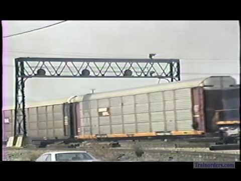 Classic Railroad Series 617 - Santa Fe and SP action in Sou California 1990