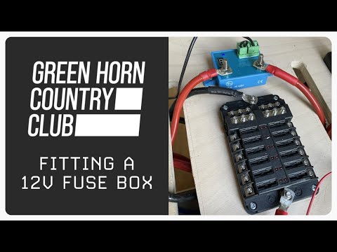 Fitting a 12V Fuse Box and Victron Battery Protect  | Van Electrics | DIY Sprinter Van Conversion UK