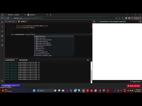 Build A Click Counter App Html Css Javascript Tutorial Problem 1