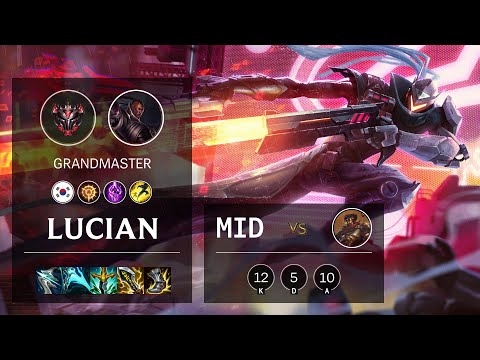 Lucian Mid vs Viktor - KR Grandmaster Patch 11.12