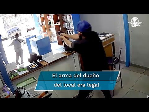 Ladrón intenta robar local y el dueño le dispara por la espalda en Brasil