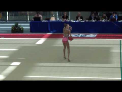Anastasia Borisova RUS ball junior all around Luxenbourg Trophy 2017