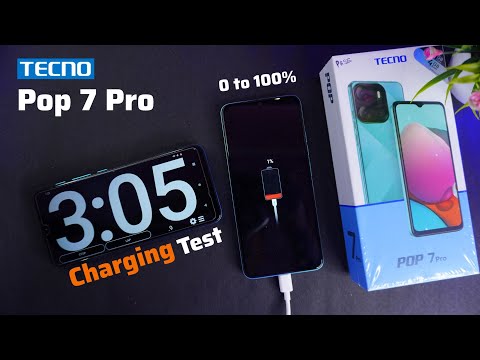 Tecno Pop 7 Pro Charging Test ⚡ | 0 to 100% | Tecno Pop 7 Pro Charging Time | 5000mAh | Hindi