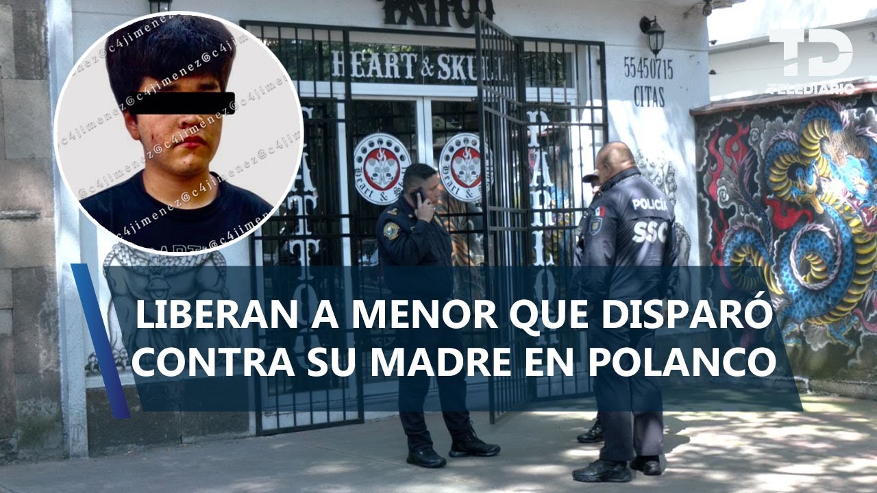 Adolescente de 13 años que disparó a su mamá en Polanco, por quitarle el celular, es liberado