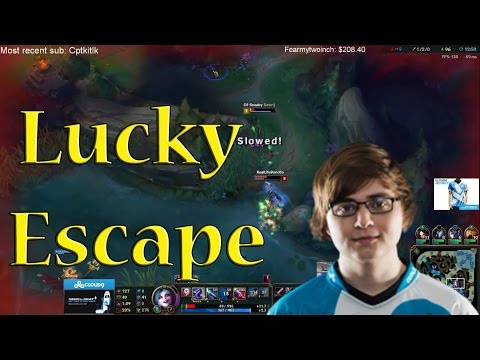 Sneaky with a clutch escape