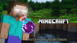 POTION OF NIGHT VISION||Minecraft pocket edition||Shadow stycon||