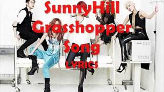SunnyHill ~ Grasshopper Song LYRICS ( on screen )