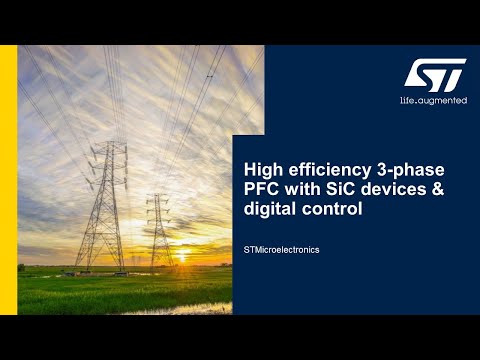 High efficiency 3-phase PFC with SiC devices & digital control