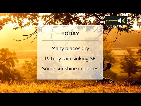 Saturday afternoon forecast 09/10/2021