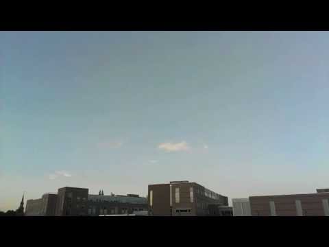 Sunset Over Newton North High School - Newton, MA - Timelapse