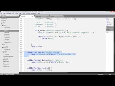 PHP OOP Login/Register System: Database Results (Part 9/23)