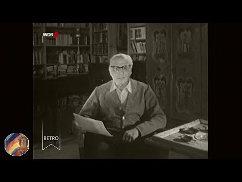 Carl Zuckmayer spricht über sein Stück "Der fröhliche Weinberg" (1961)