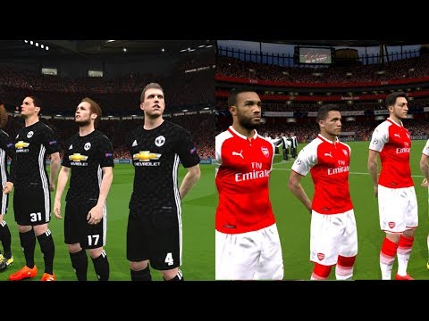 Arsenal vs Manchester United 2 December 2017 Gameplay