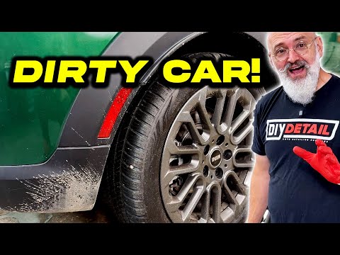 How to RINSE LESS WASH a Dirty Car! BASIC METHOD
