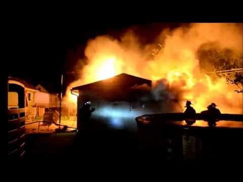 Cleveland Hill FD Garage Fire - 1112 Cleveland dr