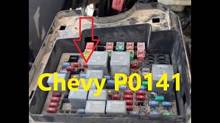 Chevy GM P0141 Code: O2 Sensor Heater Circuit Malfunction (Bank 1 Sensor 2)