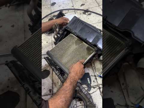 Car A/C Evaporator Replacement | A/C Evaporator Cleaning | #youtube #automobile #mechanic #ytshorts