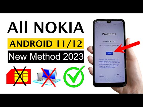 FRP Unlock All Nokia: Android 11/12 The latest method 2023 (Without Computer)
