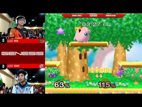 Genesis 5 - P1 | Duck (Samus) vs MnT | 2Saint (Puff) - SSBM - Round 2 Pools, Winners Semis