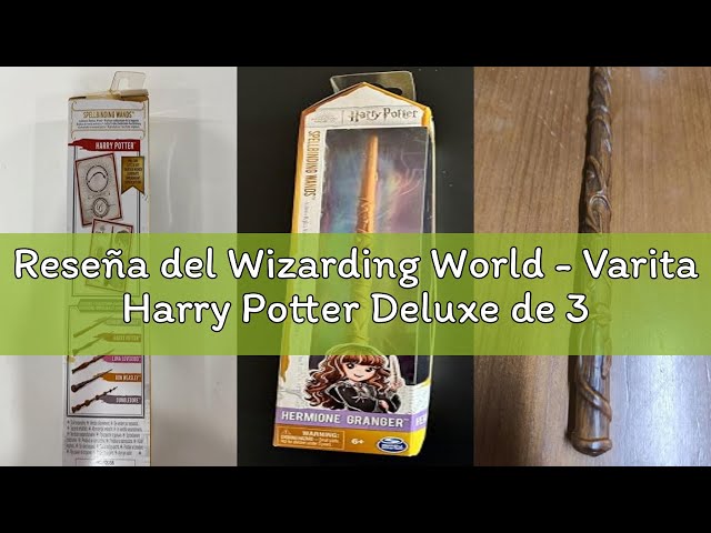 Vídeo relacionado con WDKXCN Dumbledore Varita mágica 37 cm Harry, núcleo acero-resina, caja regalo, tarjeta hechizo, collar, ticket estación