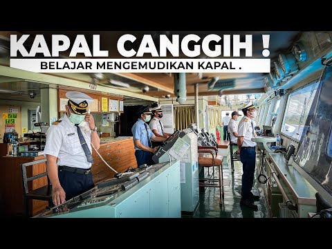 TERNYA BEGINI CARA MENGEMUDIKAN KAPAL | Trip Km.Dharma Kartika VII Semarang - Pontianak Part4