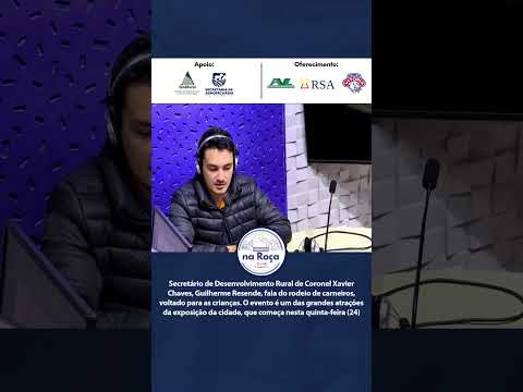 Secretário de Coronel Xavier Chaves, fala do rodeio voltado para as crianças